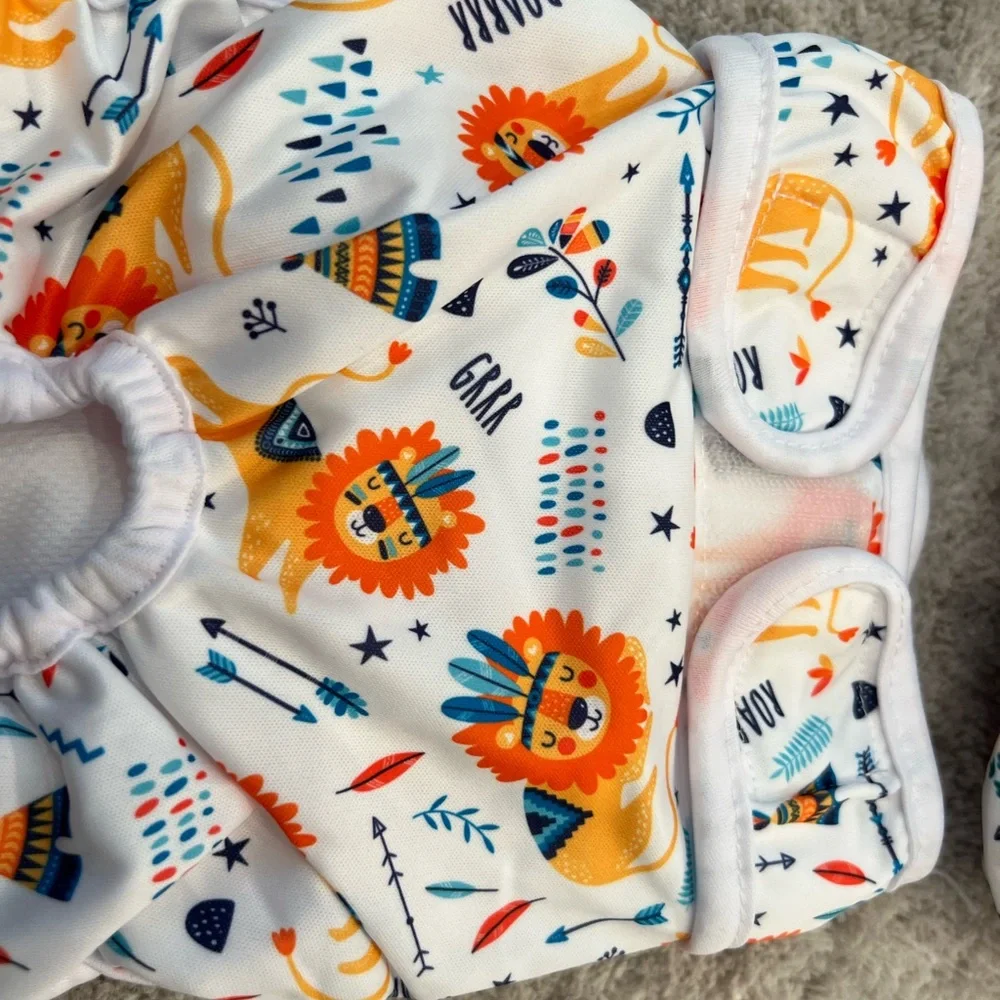 - Reusable dog diapers or covers